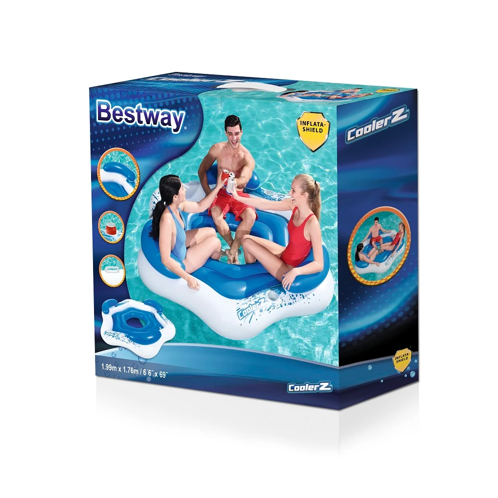 אי צף לבריכה/ים כולל משענת גב | Bestway – תמונה 3