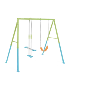 נדנדת שני חלקים נדנדה גמישה ונדנדת וגלישה לחצר לילדים| 2.35X2.35X2 מטר| INTEX