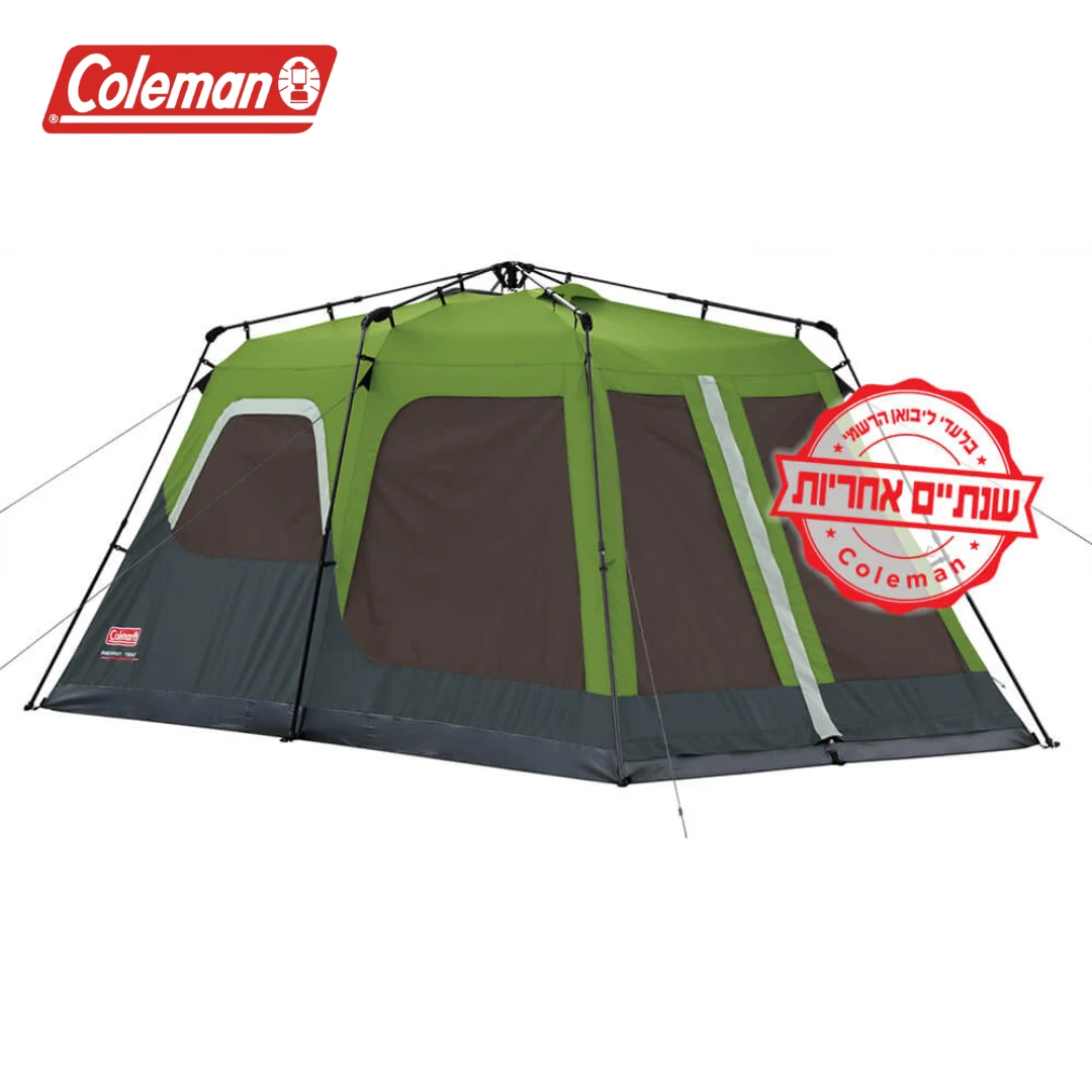 אוהל להקמה מהירה ל-8 אנשים מבית קולמן Coleman