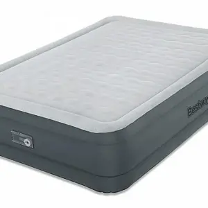 מזרן מתנפח זוגי עם משאבה מובנית | Queen Fortech airbeds | BESTWAY