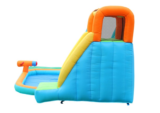 מתקן קפיצה ומים מגלשת מים בריכה ותותח - Happy Hop – תמונה 5