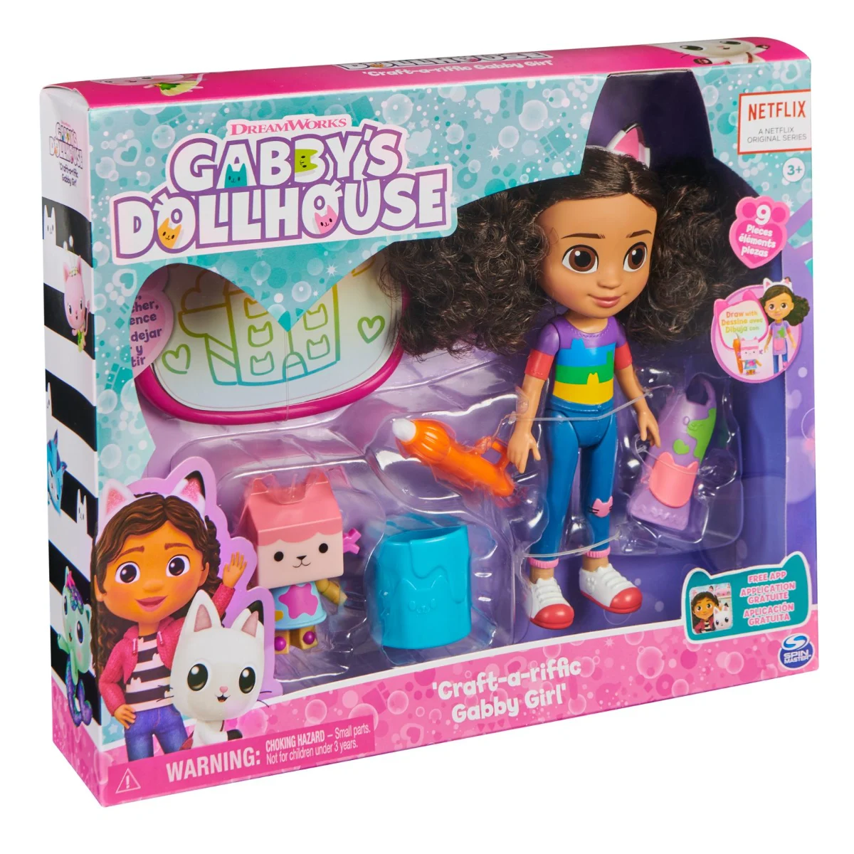 בובת גבי יצירה דלוקס בית בובות של גבי | Gabby’s Dollhouse Gabby spinmaster