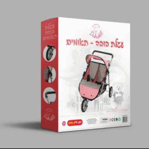 עגלת בובה תאומים 8178