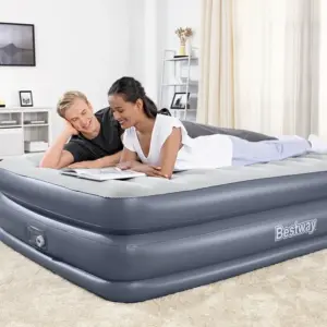 מיטה מתנפחת / מזרן מתנפח זוגי +משאבת ניפוח | BESTWAY Queen Indoor airbeds