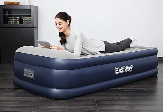 מזרן מתנפח יחיד עם משאבה מובנית INDOOR airbeds דגם Twin BESTWAY – תמונה 3