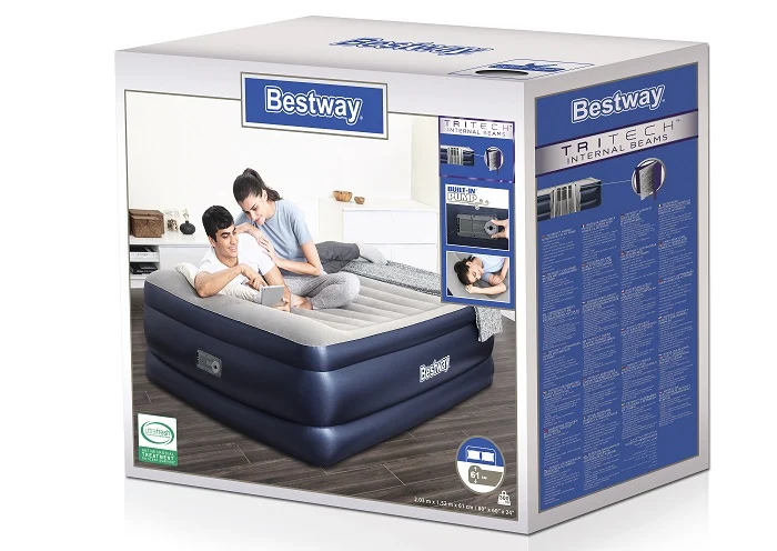 מזרן זוגי מתנפח עם משאבה מובנית | מבית BESTWAY – תמונה 4