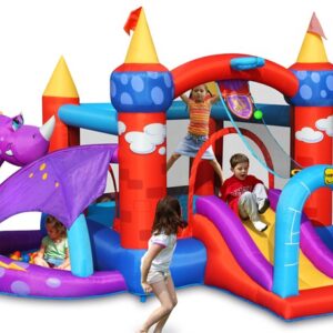 מתקן קפיצה טירת הדרקון הפי הופ - Happy Hop