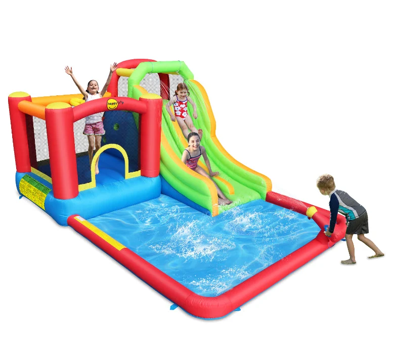 מתקן מים מתנפח משולב | 4.40X3.40X2.30 מטר | Happy Hop|
