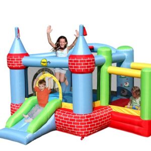 מתקן קפיצה הטירה הכולל בריכת כדורים החווה - Happy Hop