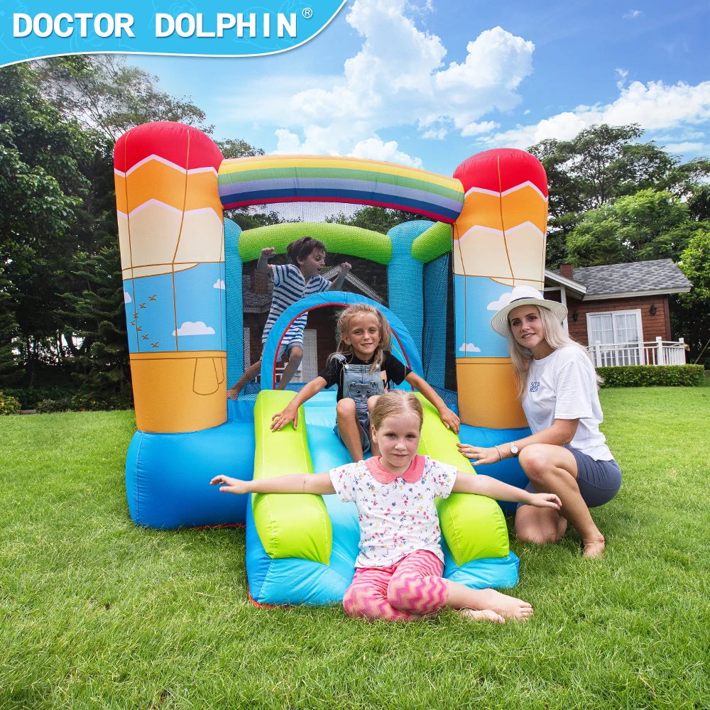 מתקן קפיצה מתנפח כדור פורח | המקפצה יבשה | Doctor Dolphin