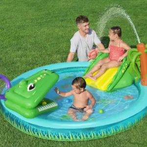 בריכת פעילות לילדים בעיצוב קרוקודיל | Crocodile Cove Play Center| BESTWAY