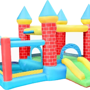 מתקן קפיצה מתנפח בינוני | הטירה | JUMPER | מגלשה+משטח קפיצה