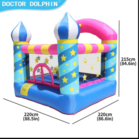 מתקן קפיצה מתנפח טירת הכוכבים |מתקן יבש|Doctor Dolphin – תמונה 6
