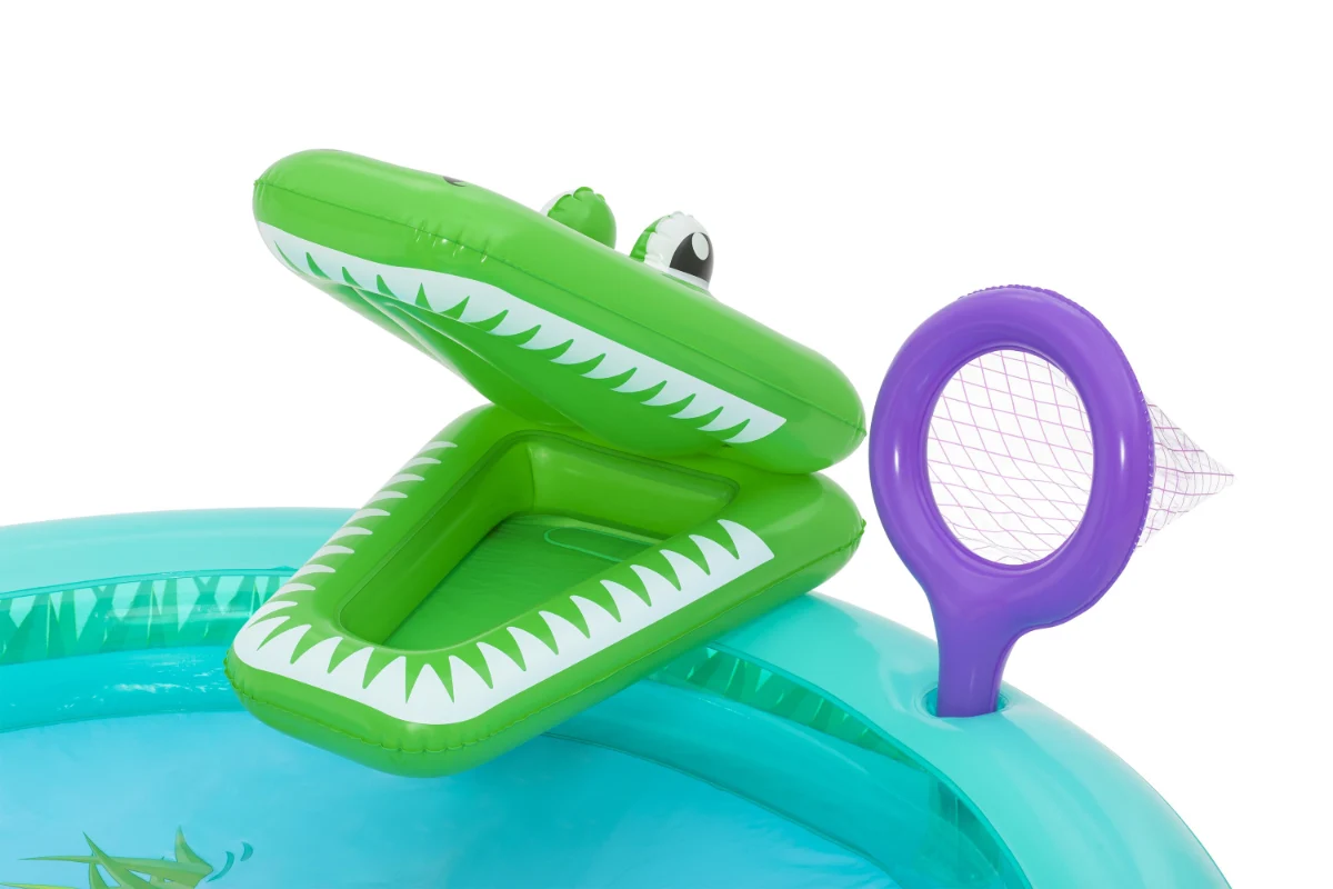 בריכת פעילות לילדים בעיצוב קרוקודיל | Crocodile Cove Play Center| BESTWAY – תמונה 4