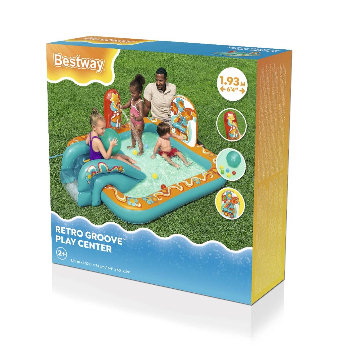 בריכת פעילות לילדים דיסקו| Disco Play Centerּ | BESTWAY – תמונה 4