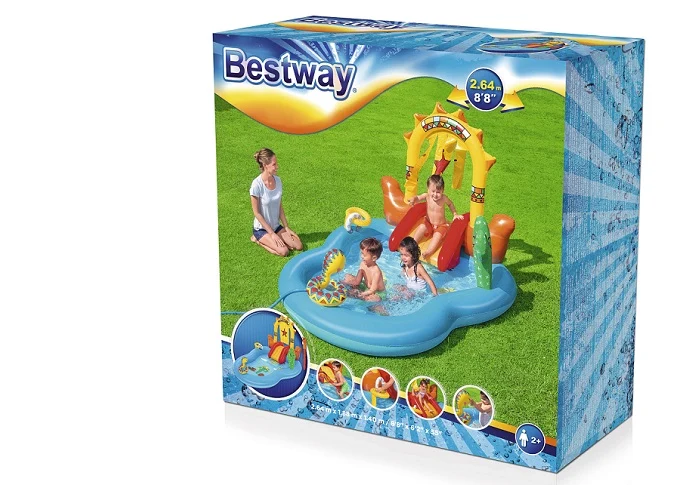 בריכת פעילות לילדים בעיצוב המערב הפרוע| BESTWAY – תמונה 2