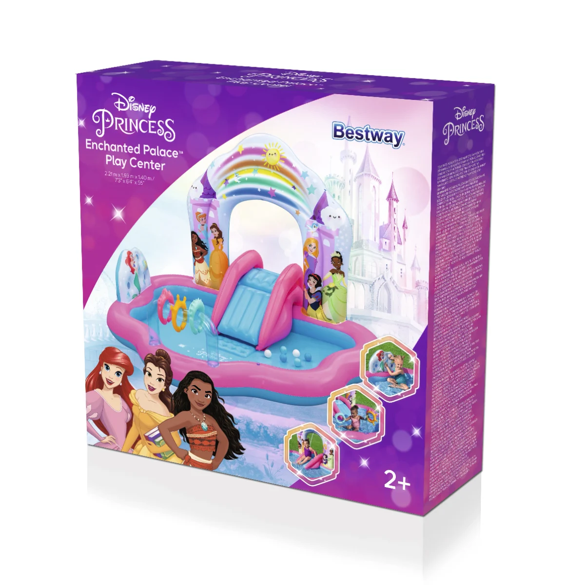 בריכות פעילות לילדים נסיכות דיסני| 221X193X140| BESTWAY – תמונה 2