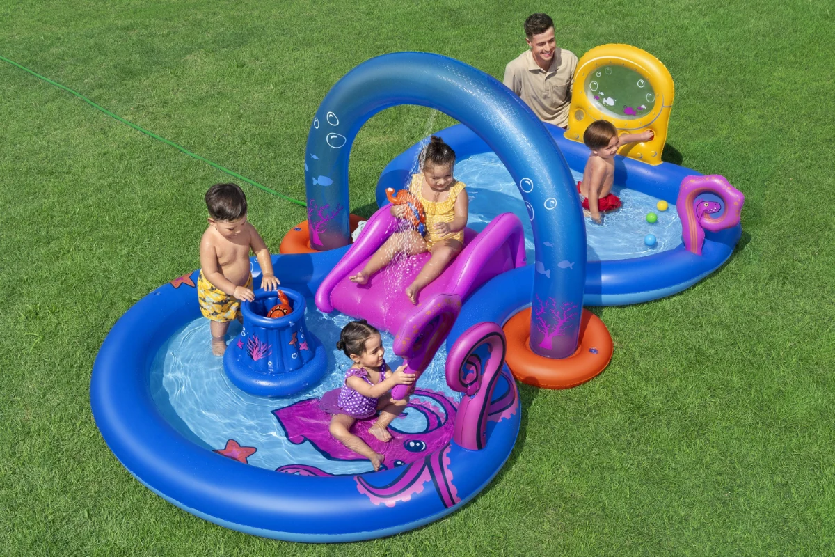 בריכת פעילות לילדים אוקינוס| Sea Odyssey Play Centerּ | BESTWAY – תמונה 4