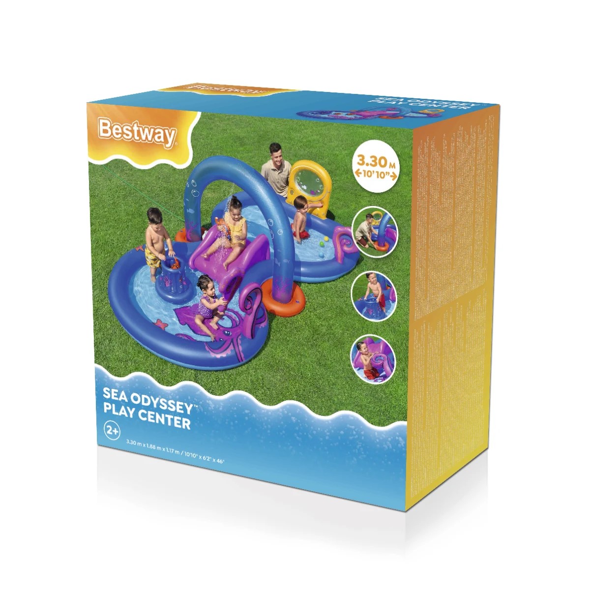 בריכת פעילות לילדים אוקינוס| Sea Odyssey Play Centerּ | BESTWAY – תמונה 2